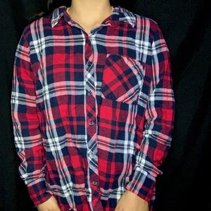 Plaid WOOLRICH long sleeve shirt medium